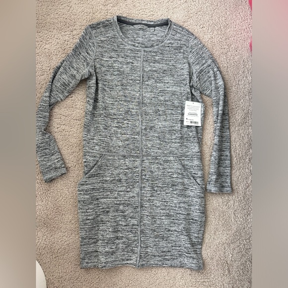 Brand New Athleta Grey Heathered Dress - Picture 1 of 3